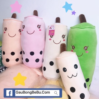 Gấu bông Gối ôm Bình Trà Sữa Siêu Dễ Thương