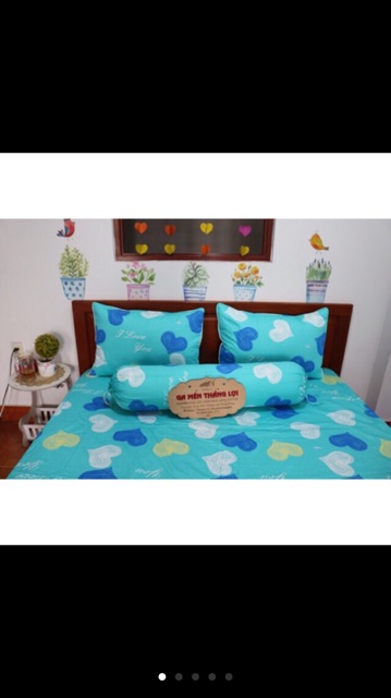 Drap 1m4 cotton 4 món Thắng Lợi hàng siêu thị xuất dư