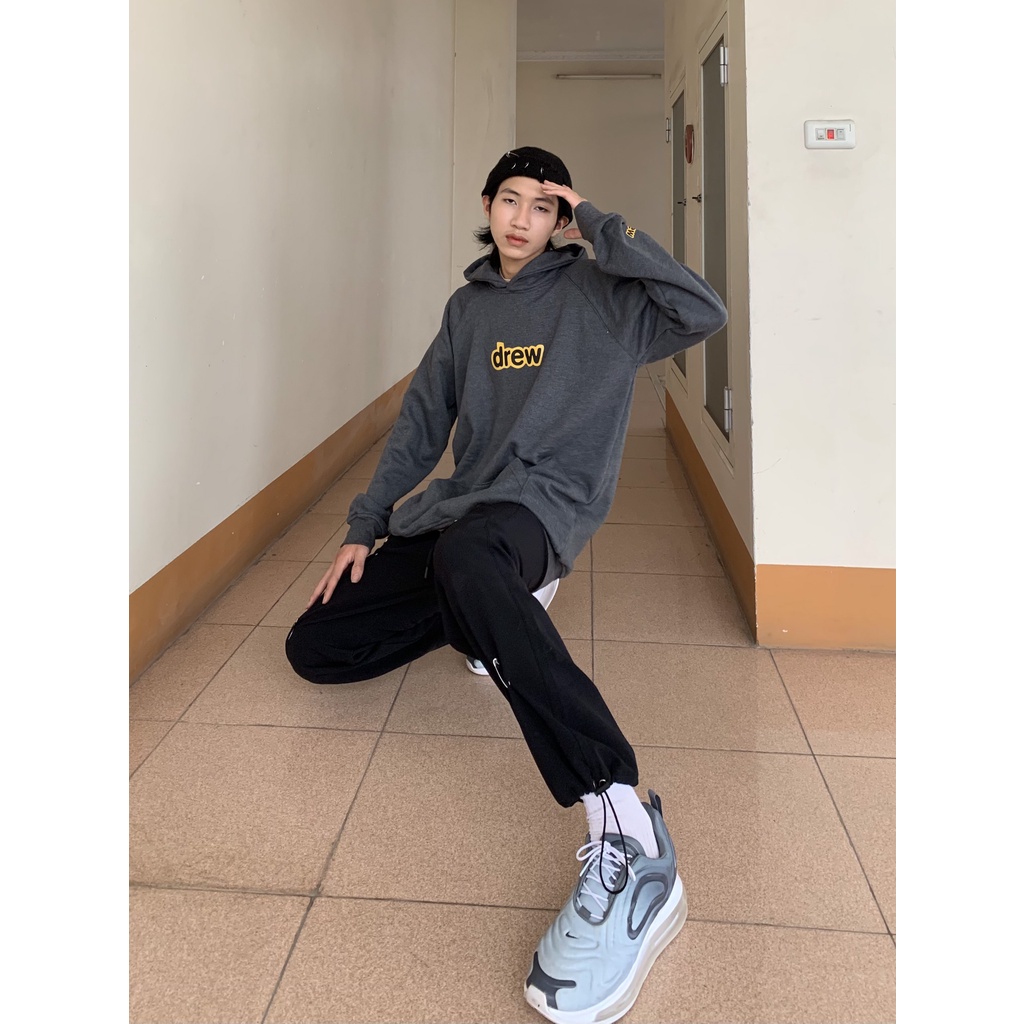 Áo nỉ hoodie form rộng Essential Drew full  tag mác