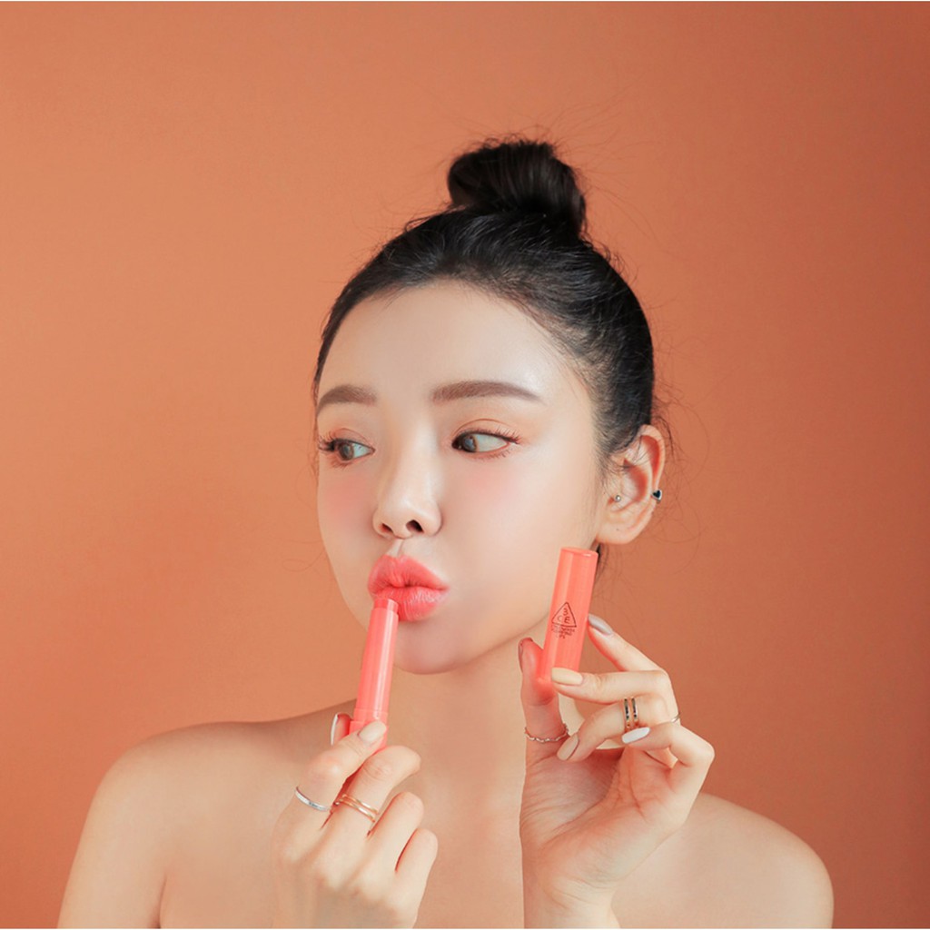 Son Dưỡng Môi Có Màu 3CE Plumping Lips #CORAL