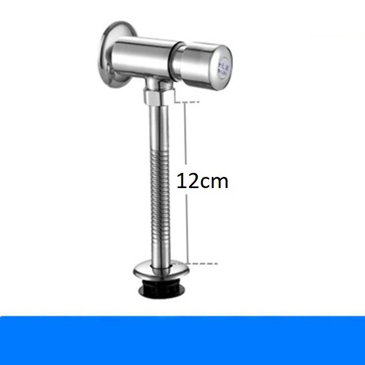 Van xả nước bồn tiểu nam inox 100% nút nhấn