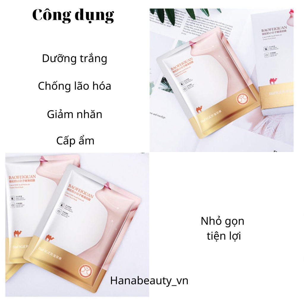 Mặt Nạ Baofeiquan Trắng Da Chống Lão Hóa Giảm Nhăn Vùng Da Cổ