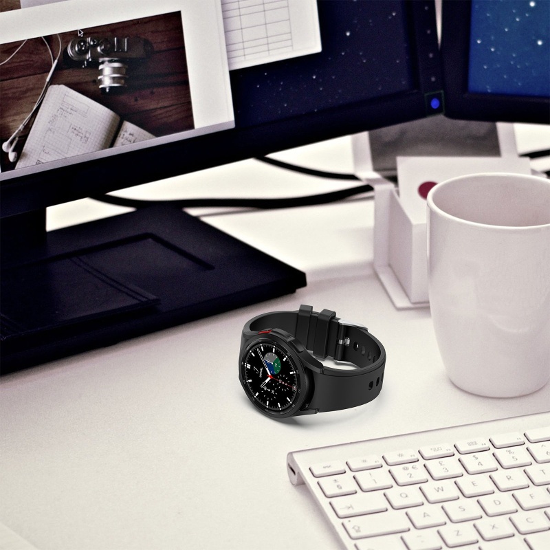 Dây Đeo Thay Thế Chất Liệu Silicon Màu Trơn Cho Galaxy Iwatch 4