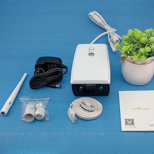 Camera EbitCam EB02 IP Wifi 2MP Wifi lắp ngoài trời