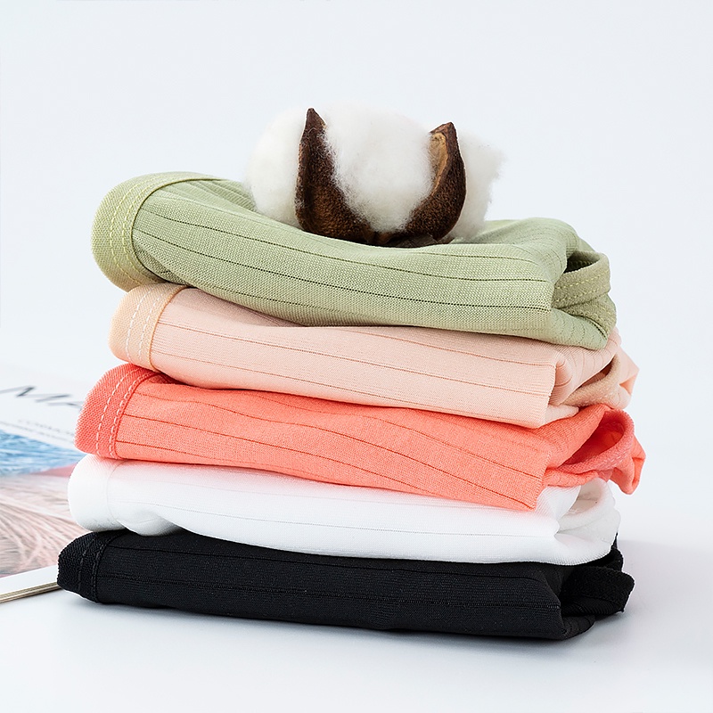 Quần lót ECMLN không hằn vết mềm mại màu trơn thoáng khí thời trang dành cho nữ