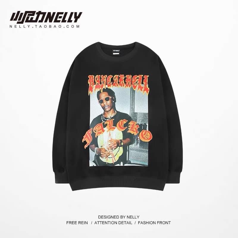 ( HÀNG SẴN ) Áo nỉ sweater Nelly lót lông unisex nam nữ nelly32
