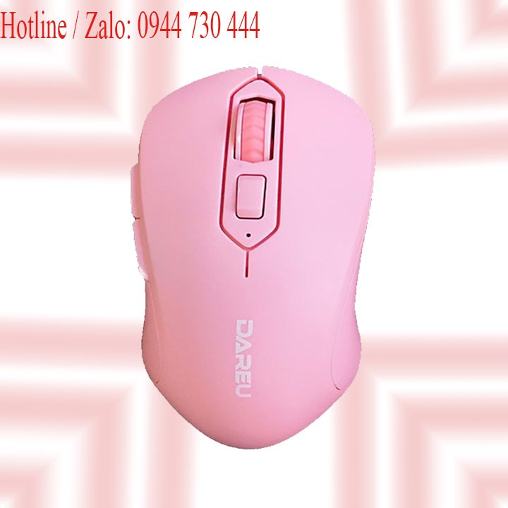 Chuột Dareu LM115G màu hồng bảo hành 12 tháng