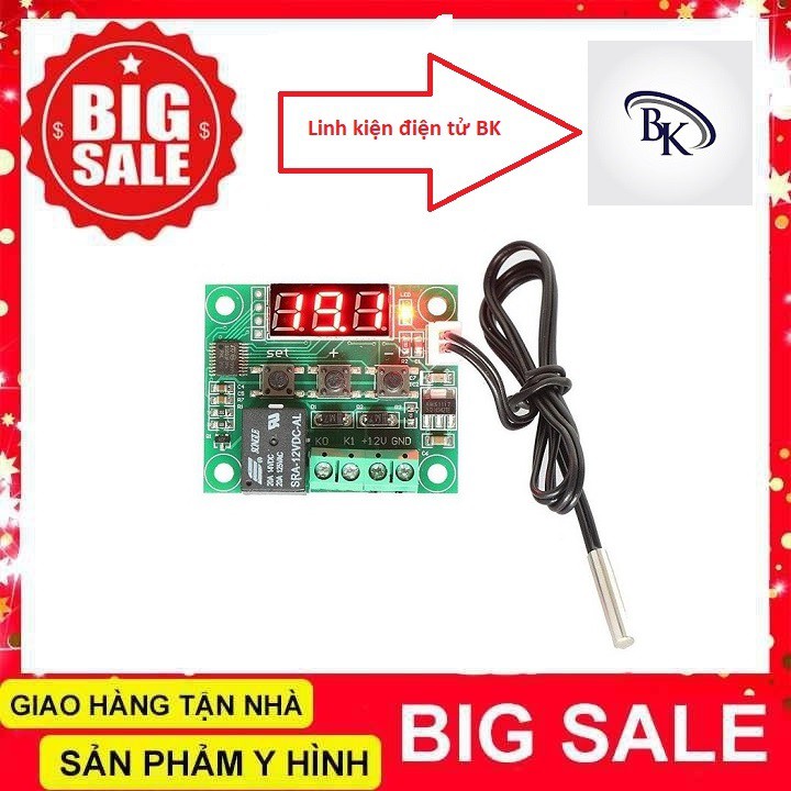 Module Khống Chế Nhiệt Độ W1209 mạch ấp trứng -linhkiendientubk