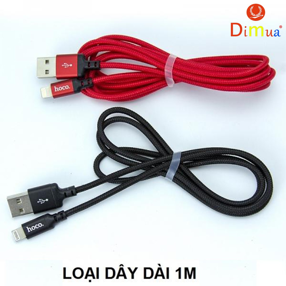 Mua dây cáp sạc samsung,Iphone bóc hộp,Chính Hãng Hoco X14 Dài 1m  {Cực HOT}