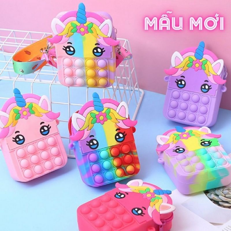 TÚI ĐEO POP IT DỄ THƯƠNG CHO BÉ NHIỀU MẪU