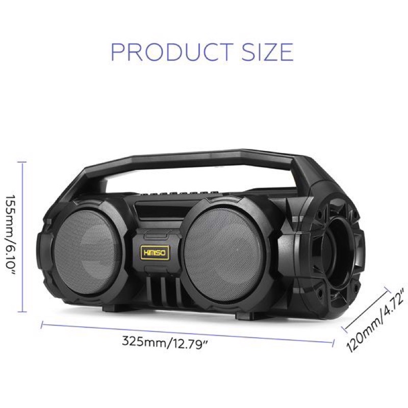 [Mã ELHACE giảm 4% đơn 300K] Loa Bluetooth Kimiso KM-S1/S2 Hát Karaoke