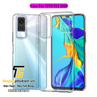 Ốp lưng silicon dẻo trong suốt Vivo Y51 2020
