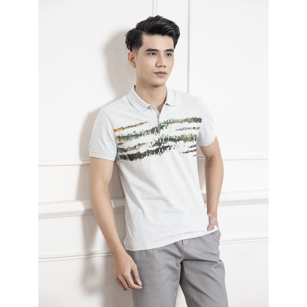 Áo Polo ARISTINO APS066S1 Cao Cấp Cotton Mềm Mát, Không Sổ Lông, Form Slim