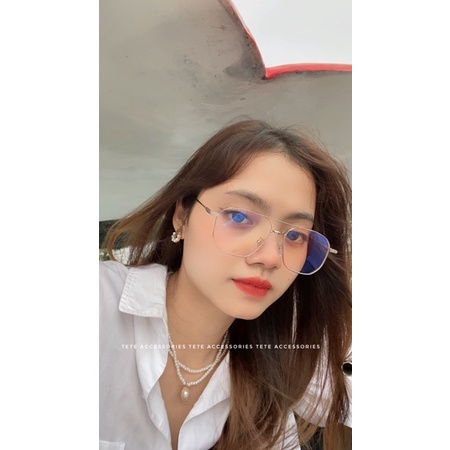 Mắt kính nam nữ🔻Mắt Kính thời trang kim loại không gỉ