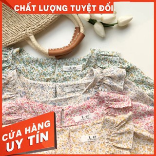Đầm Nữ Hoa Nhí Chun Eo /hình thật
