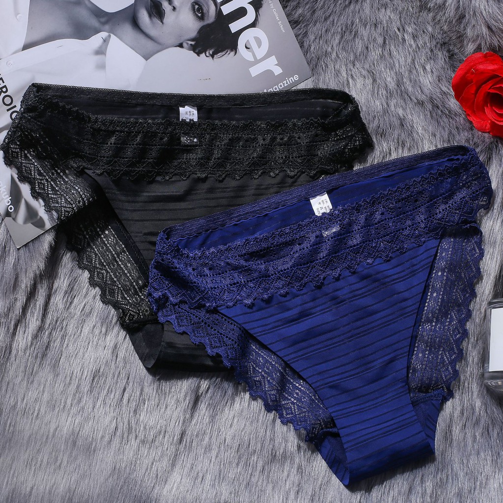 Quần lót nữ viền ren vải trơn mát ❤️ FREESHIP ❤️ Quần lót viền ren - Lolie House (Có ảnh thật) | BigBuy360 - bigbuy360.vn