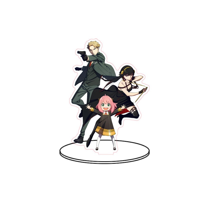 Mô Hình Nhân Vật Phim Anime Spy X Family Bằng Acrylic Dùng Trang Trí