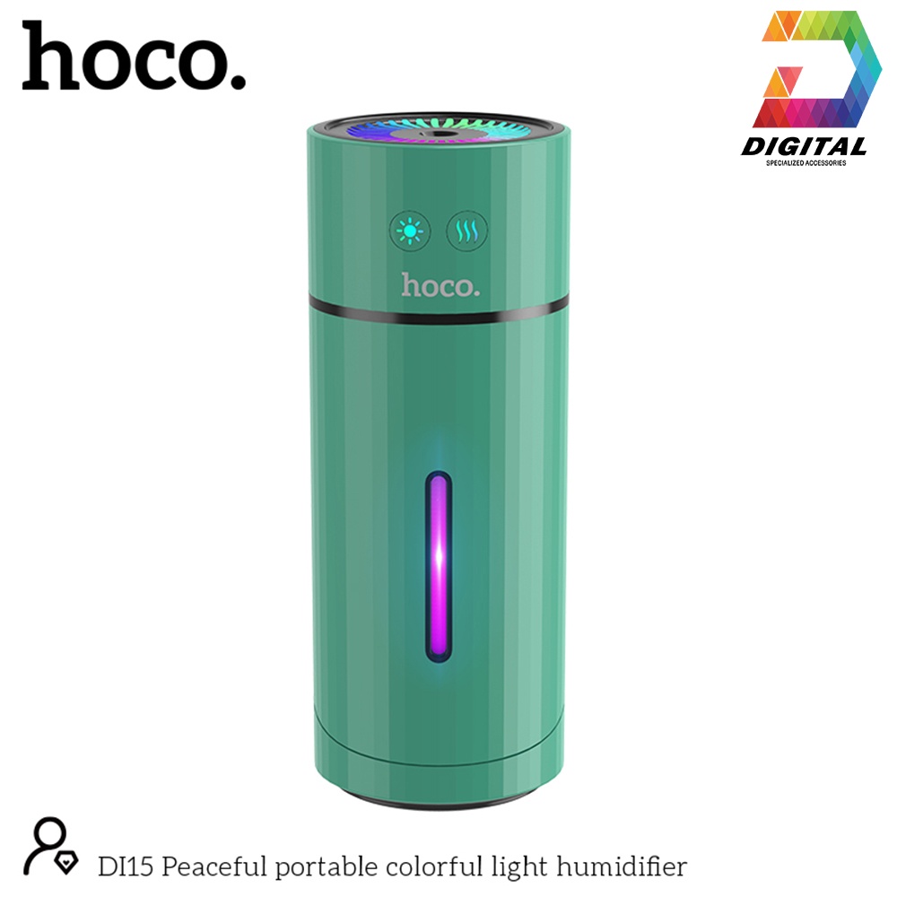 Máy Phun Sương, Phun Tinh Dầu Tạo Độ Ẩm Có Led Hoco Di15 Chính Hãng