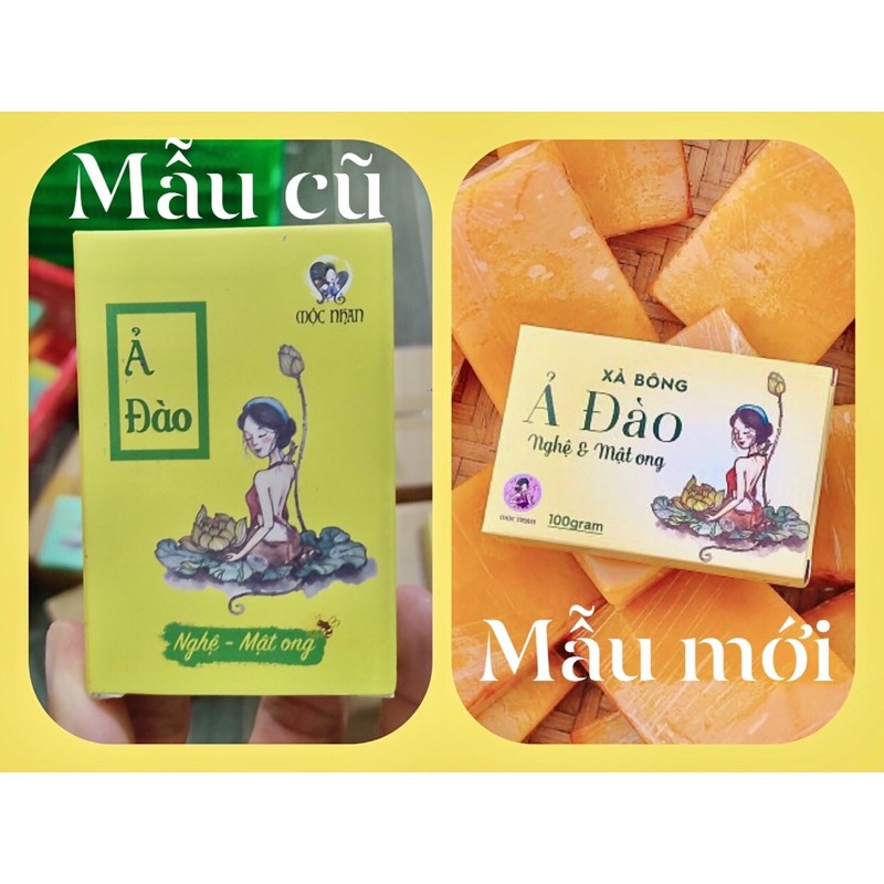 [SẠCH MỤN TRẮNG DA] Xà Bông Nghệ Tươi Mướp Đắng 100g