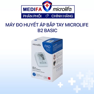 Máy đo huyết áp/ nhịp tim bắp tay Microlife B2 Basic đo nhanh, chính xác
