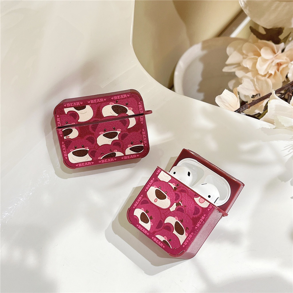 Vỏ Bảo Vệ Hộp Sạc Tai Nghe AirPods 1 2 3 Pro Không Dây Họa Tiết Hoạt Hình Dễ Thương Ốp