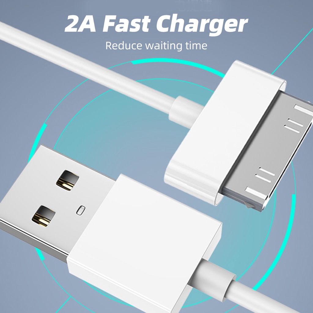 Cáp sạc nhanh FONKEN cổng usb 30 pin thích hợp cho điện Thoại 4/4S Pad 1/2/3/4 Pod nano/classic Touch Series