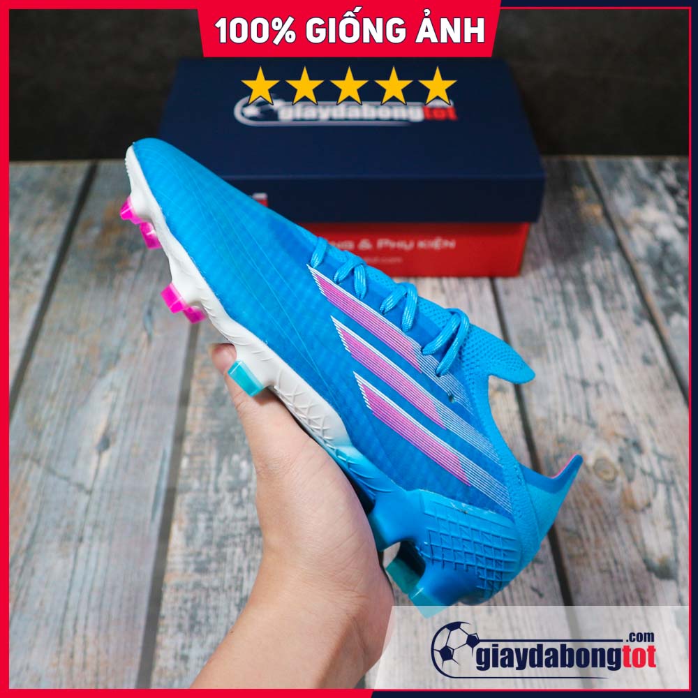 Giày đá banh OME X Speedflow .1 FG nhiều màu | Trọng lượng nhẹ, Da mềm mỏng, Lưỡi gà vải thun