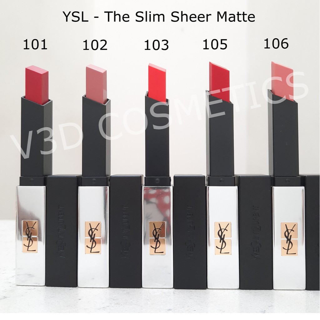 Son YSL - The Slim Sheer Matte (Fullbox - Fullsize 2g) | BigBuy360 - bigbuy360.vn
