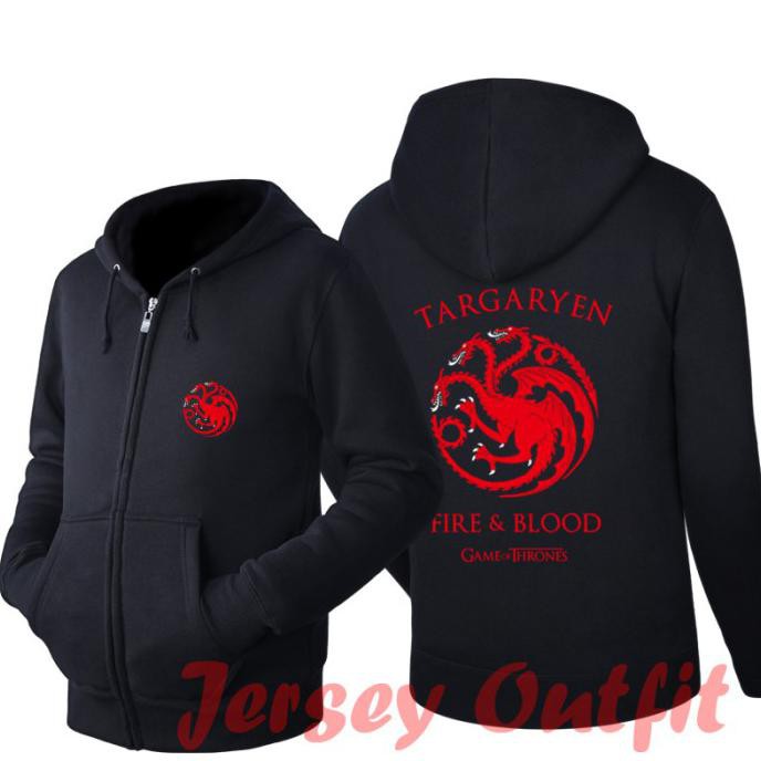 Áo Hoodie In Hình Game Of Thrones Team Targaryen 2