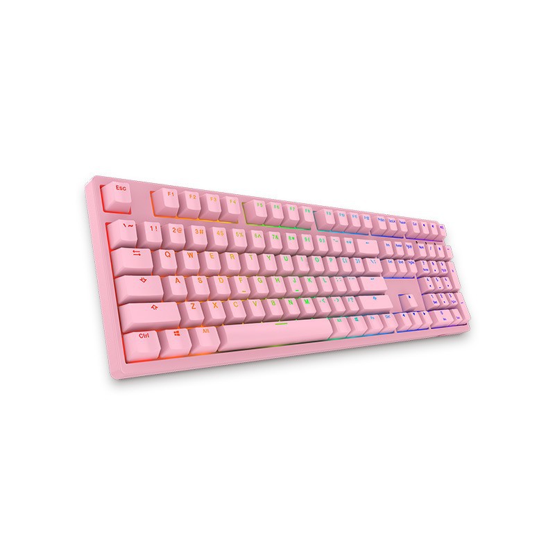 Bàn phím cơ AKKO 3108S RGB Pro - Pink (Chery Red switch)