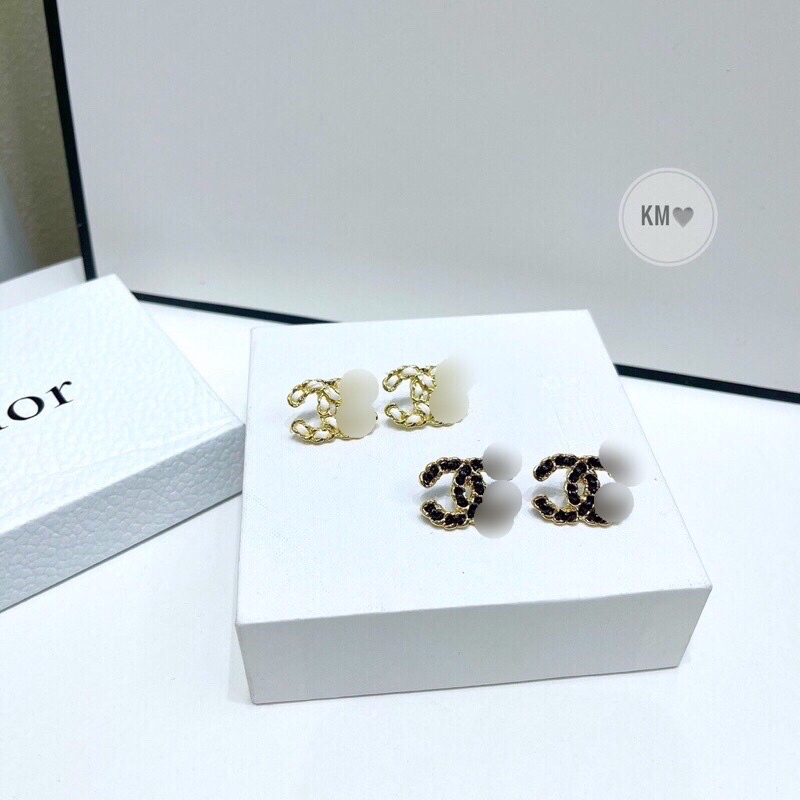 Bông tai CN hãng cao cấp khuyên tai xinh phụ kiện trang sức nữ sang chảnh Hari Korea Accessories