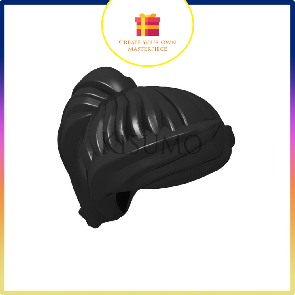 Đồ chơi giáo dục lắp ráp   logo moc combo 3 bộ tóc minifigures nhiều mẫu c16