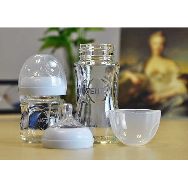 Bình sữa AVENT Natural thuỷ tinh 120-240ml