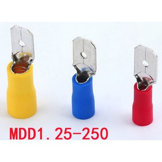 Đầu cos ghim capa dẹp MDD1.25-250 MDD2-250 MDD5.5-250 bịch 100 cái