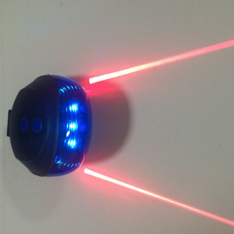 Đèn Led Hậu 5 Bóng 2 Tia Laser Cho Xe Đạp