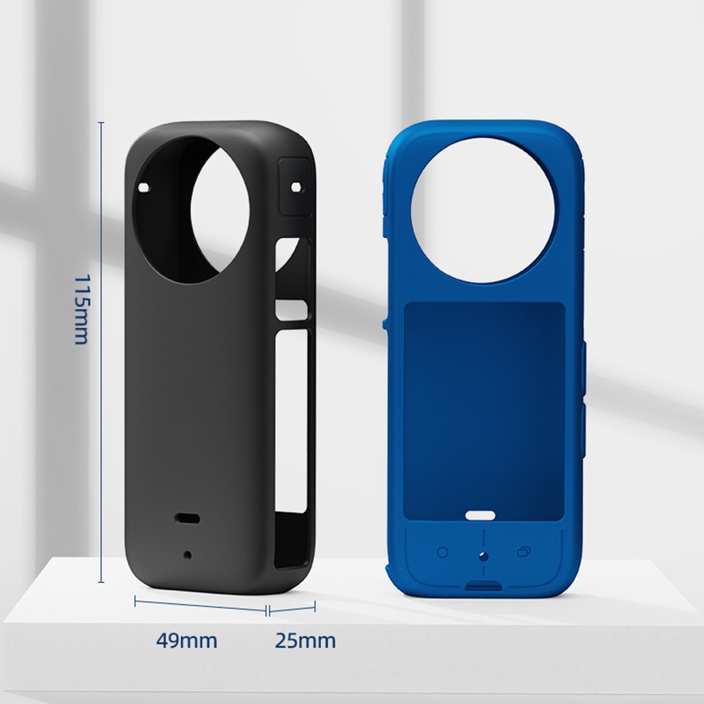 Vỏ Silicon Bảo Vệ Ống Kính Máy Ảnh Chống Bụi Cho Insta360 X3 Insta360 X3