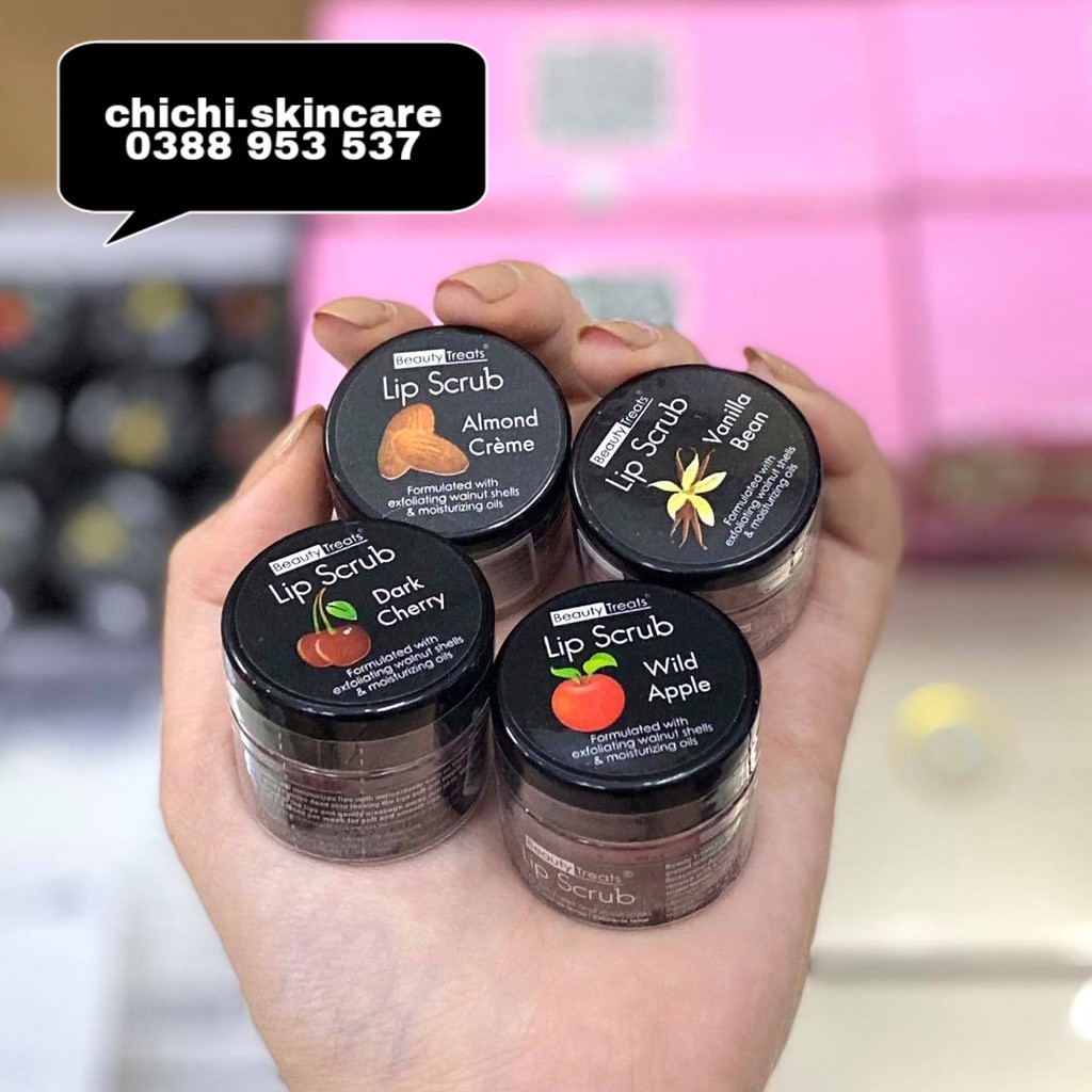 (HÀNG SẴN - AUTH) Tẩy Tế Bào Chết Môi Beauty Treats Lip Scrub hủ