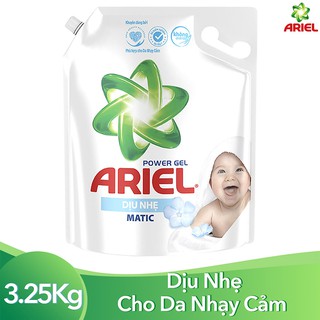 Nước Giặt Ariel Dịu Nhẹ Cho Da Nhạy Cảm Túi 3,25kg