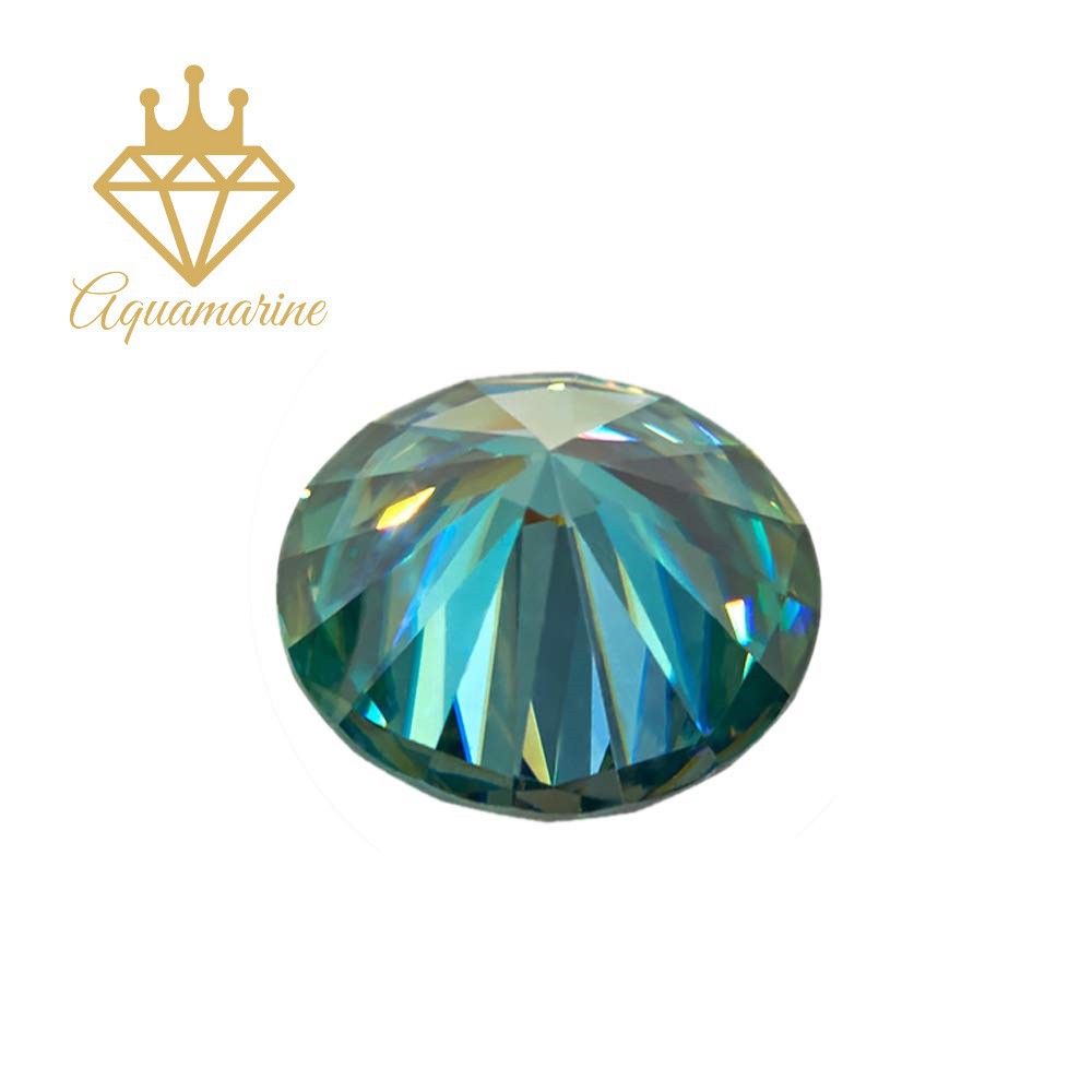 Kim cương nhân tạo Moissanite Round Green