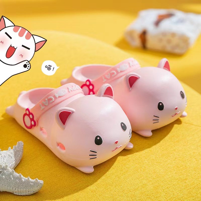 Xăng đan Bít Mũi Chống Trượt Dễ Thương Thời Trang Mùa Hè Cho Bé Gái