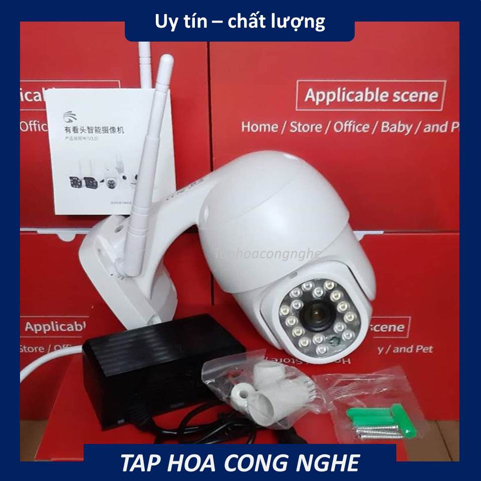 (bảo hành 12 tháng) Camera wifi app yoosee ngoài trời FULL HD1080P - 2.0MP quay đêm có màu hình ảnh sắc nét chống nước c | BigBuy360 - bigbuy360.vn