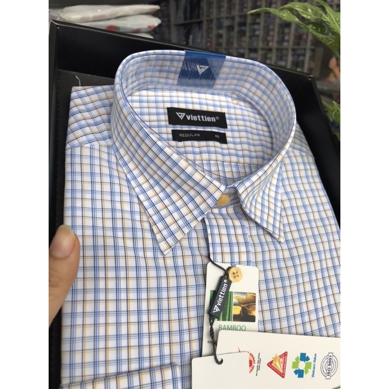[ FREE SHIP ] Áo Somi Việt Tiến Dài Tay Dáng Xuông