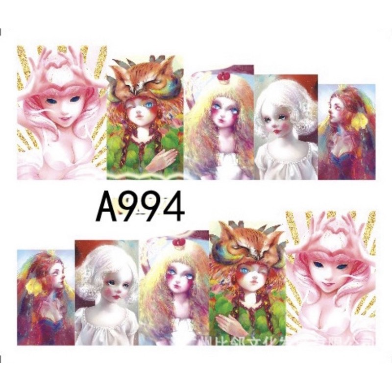 ✅Stick nước 5D hình mèo dán móng tay.