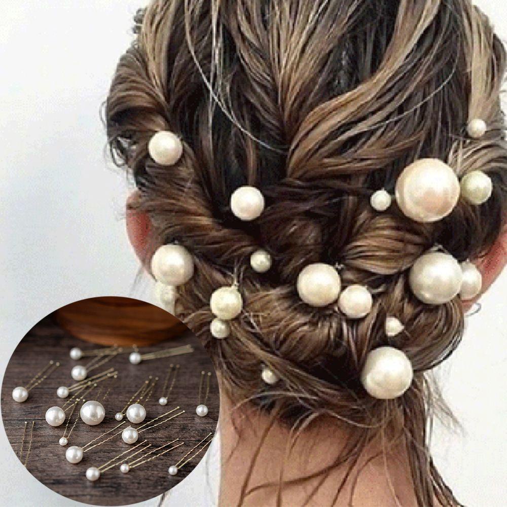 Trâm Cài Tóc Chữ U Tạo Kiểu Tóc Cho Cô Dâu