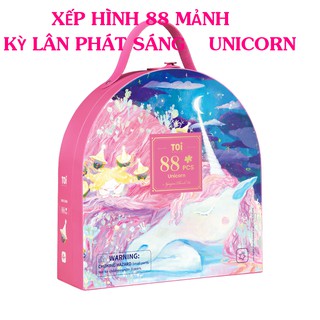 Bộ xếp hình 88 MẢNH UNICORN Kỳ Lân phát sáng chính hãng TOI - Thiết kế bởi họa sỹ Việt Nam Nguyễn Thành Vũ