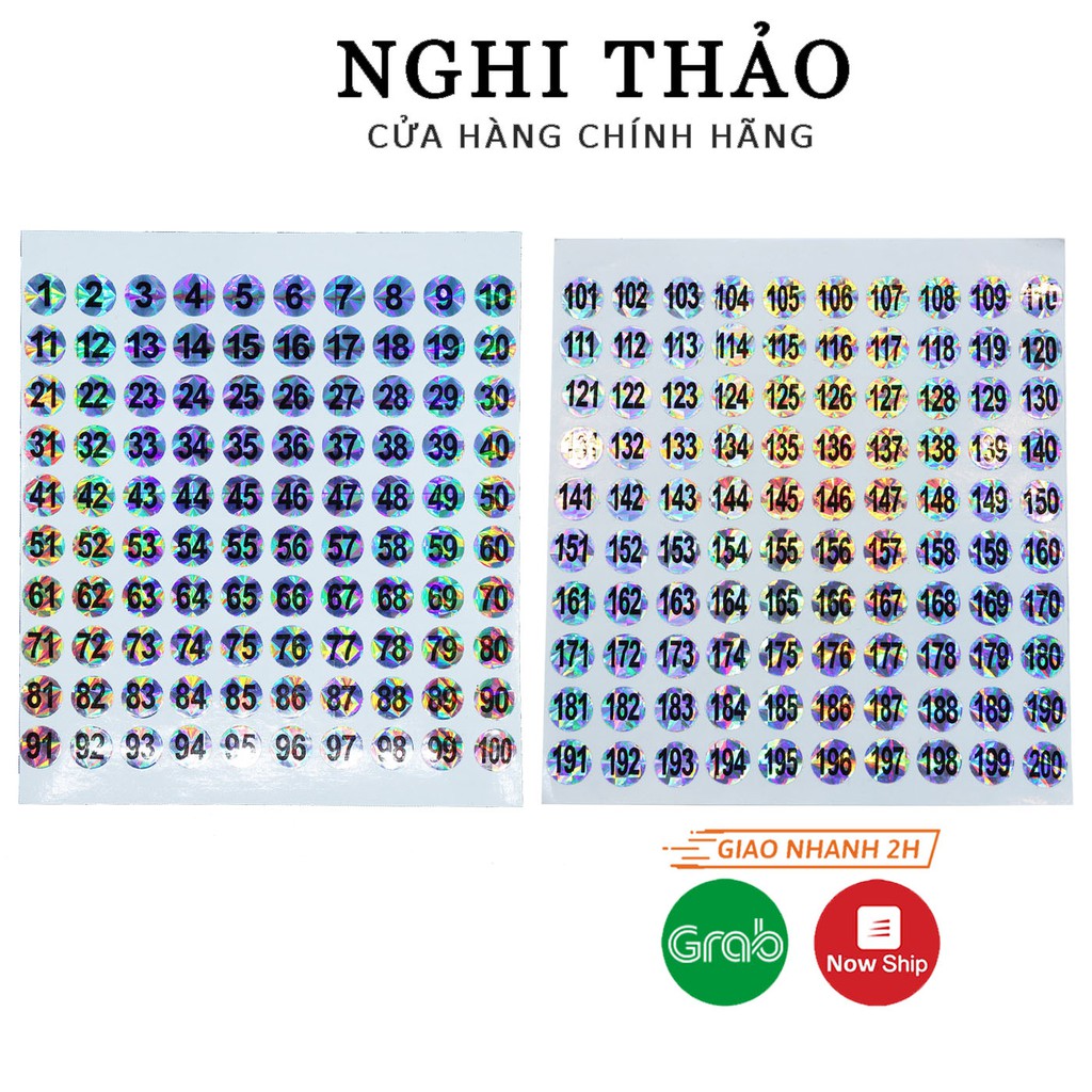 Decal số dán chai sơn , tem số dán nắp chai sơn