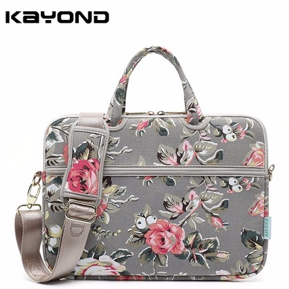 Cặp đựng laptop, macbook cao cấp KAYOND chống sốc tuyệt đối - Floral