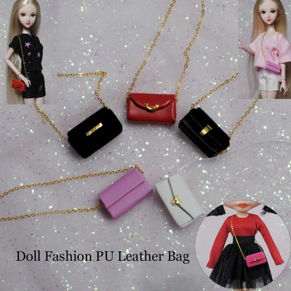 Túi Xách Dây Xích Kim Loại Đeo Vai Cho Búp Bê BJD 1 / 6 1 / 8