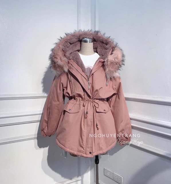 Áo panka đỏ hồng