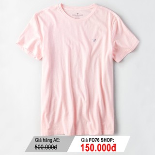 FO76 KHO HÀNG XUẤT DƯ - AMERICAN EAGLE - Áo Thun Cổ Tròn Nam Màu Hồng